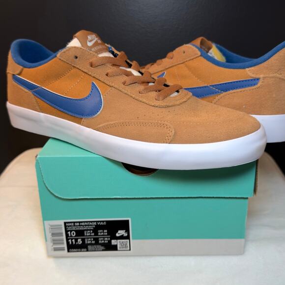 Nike Other - Nike Heritage Vulc SB “Flax / Team Royal” – CD5010-200 | 10M